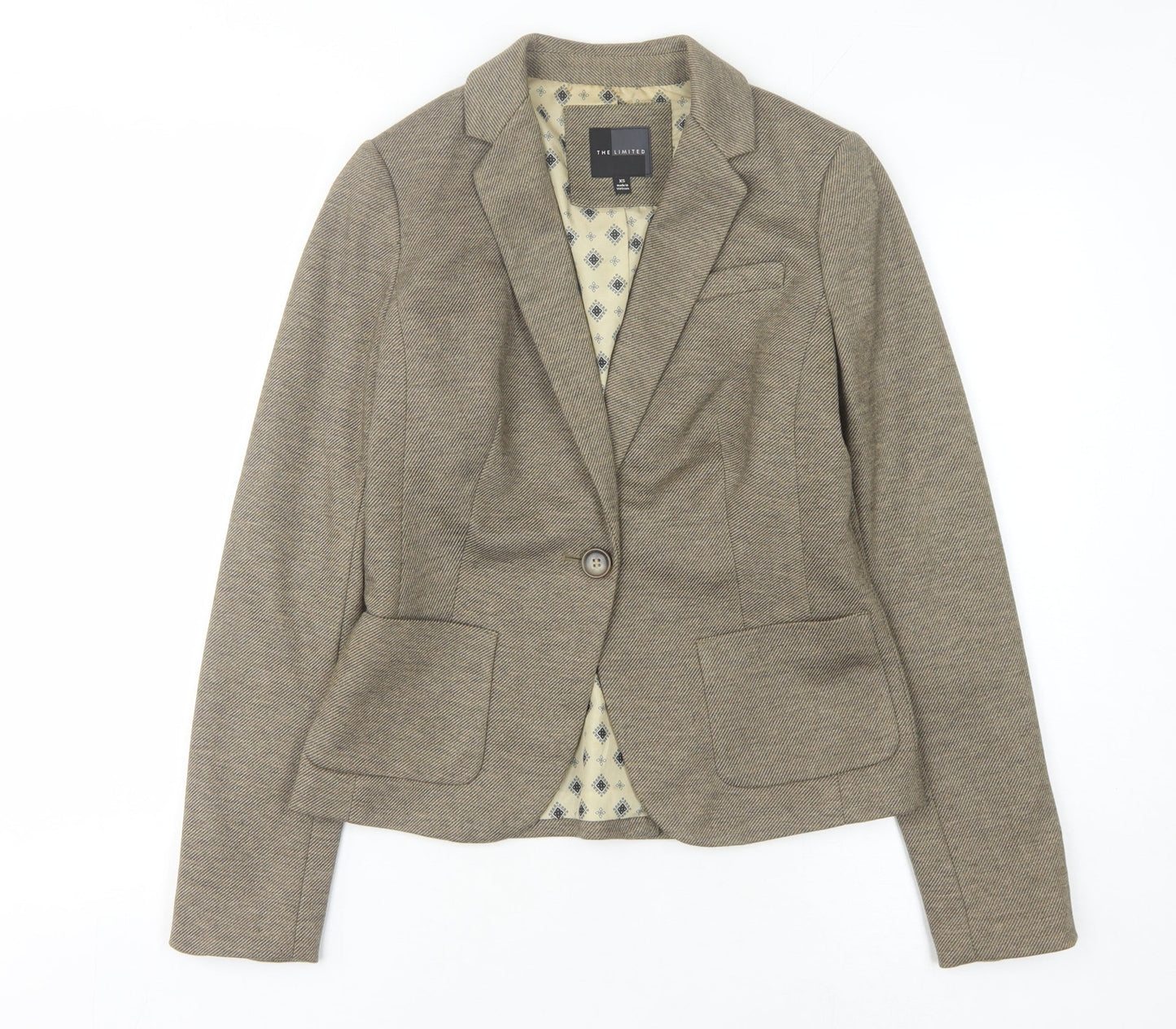 The Limited Women's Brown XS Notch Blazer