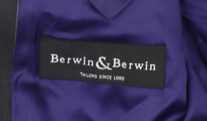 Mens UK Size 40 Berwin & Berwin Regular Grey Suit Jacket