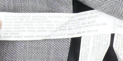 Zara Basic Women's Grey Blazer, Size 6, Business Casual