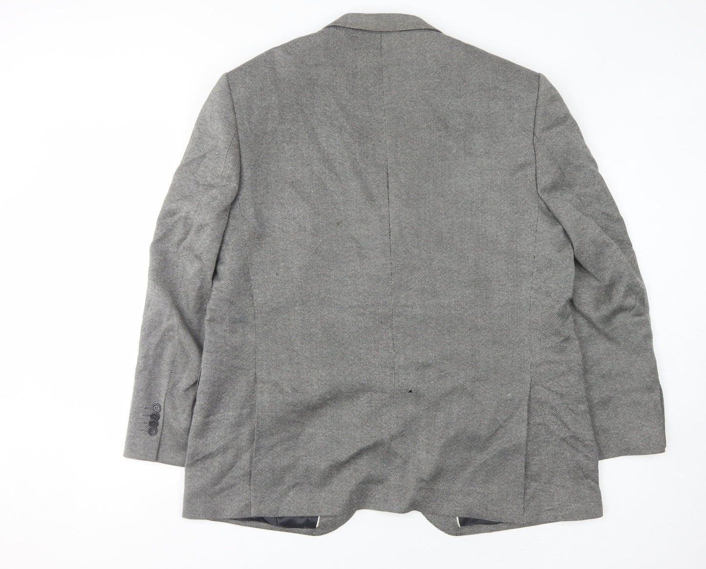 Enrico Silvanni Grey Wool Blazer UK 50R Men's Jacket