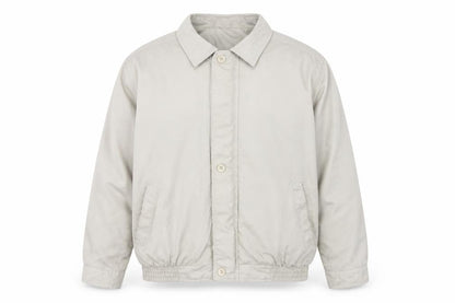 Mens UK Size L Vintage Beige Basic Jacket