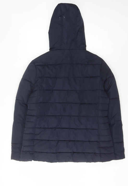 Womens UK Size 14 Dorothy Perkins Blue Puffer Jacket
