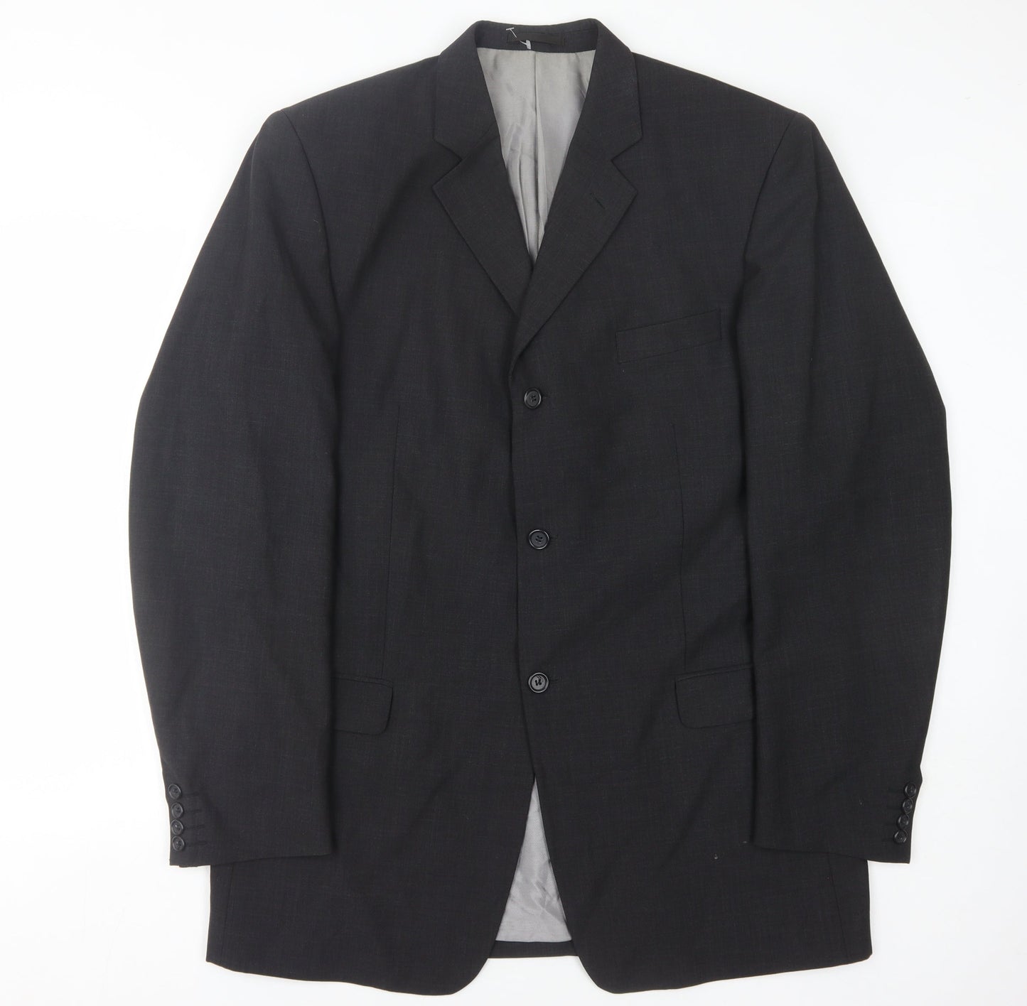 Kartel Men's Black Blazer Jacket Formal 44XL