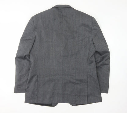 Mens UK Size 42 Burton Regular Grey Suit Jacket