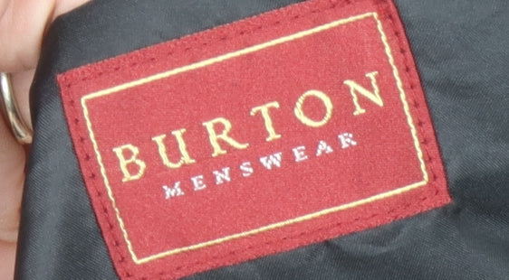 Mens UK Size 42 Burton Regular Grey Suit Jacket