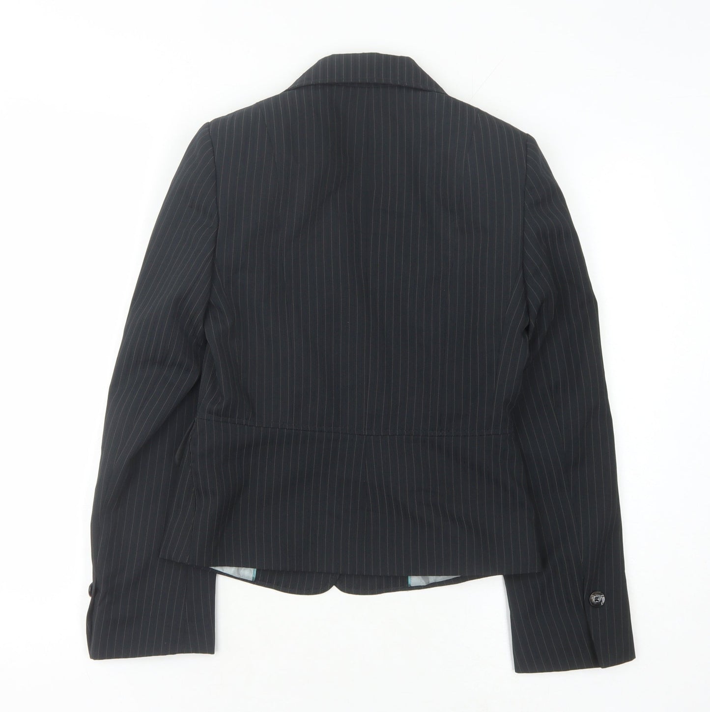 Autonomy Women's Black Pinstripe Blazer Size 6