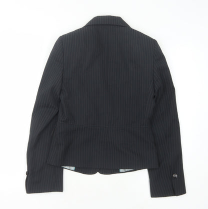 Autonomy Women's Black Pinstripe Blazer Size 6
