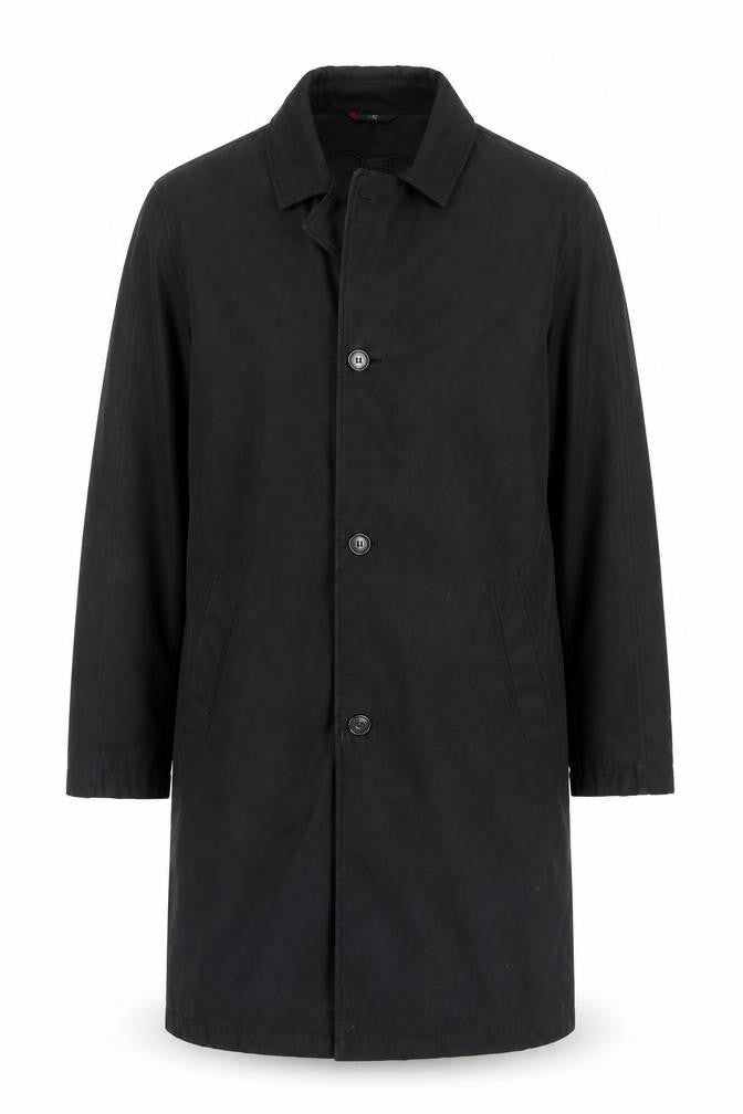 Mens UK Size M Ciro Citterio Black Overcoat