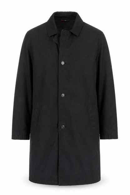 Mens UK Size M Ciro Citterio Black Overcoat