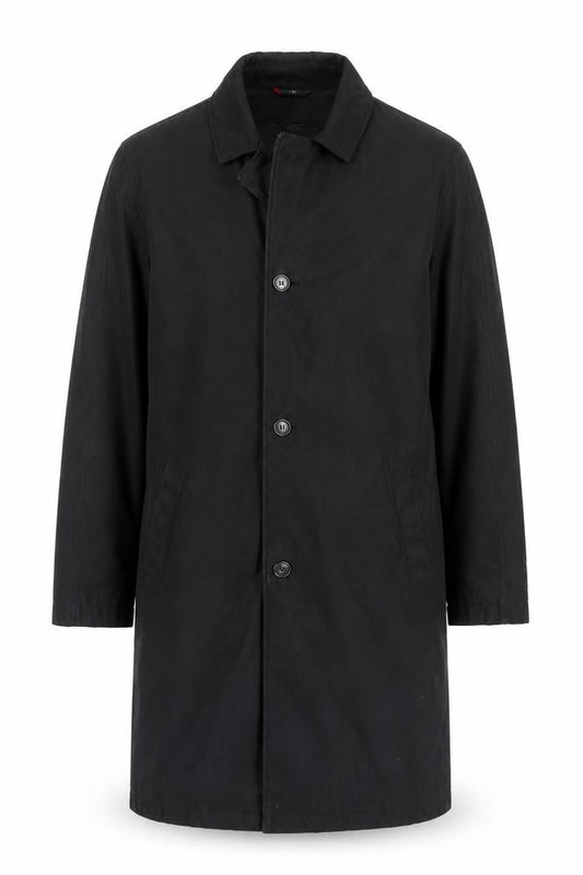 Mens UK Size M Ciro Citterio Black Overcoat