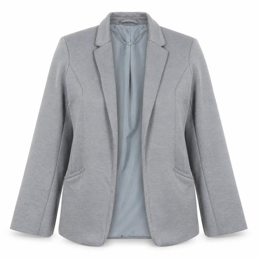 Womens UK Size 8 Oasis Regular Grey Suit Jacket