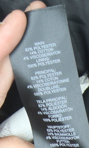 Lipsy Women's Black Bouclé Blazer, Double-Breasted, Size 8