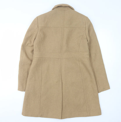 Womens UK Size 10 NEXT Beige Overcoat