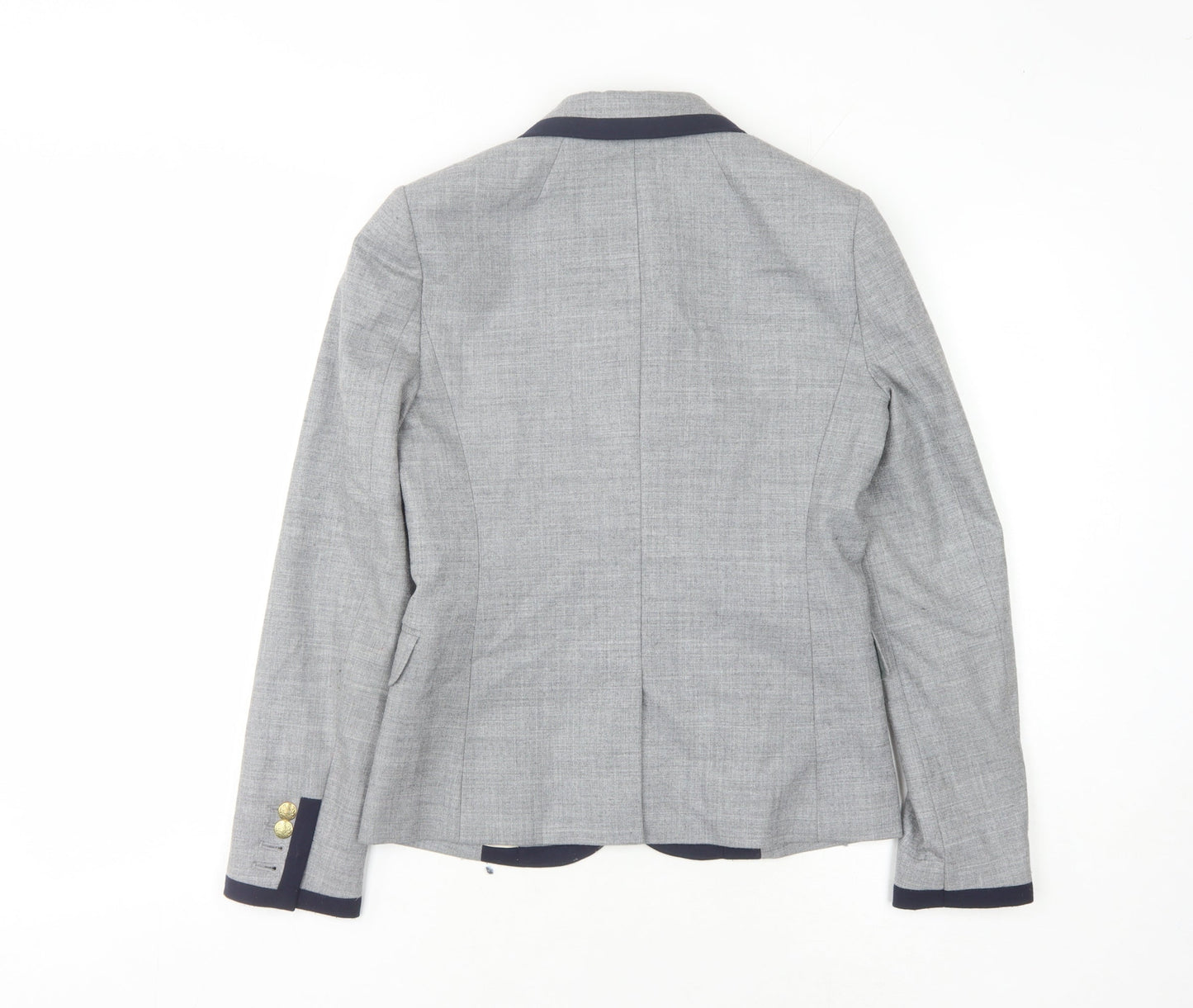 J. Crew Women's Grey Blazer Size 2 Workwear Classic