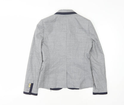 J. Crew Women's Grey Blazer Size 2 Workwear Classic
