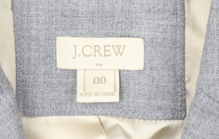 J. Crew Women's Grey Blazer Size 2 Workwear Classic