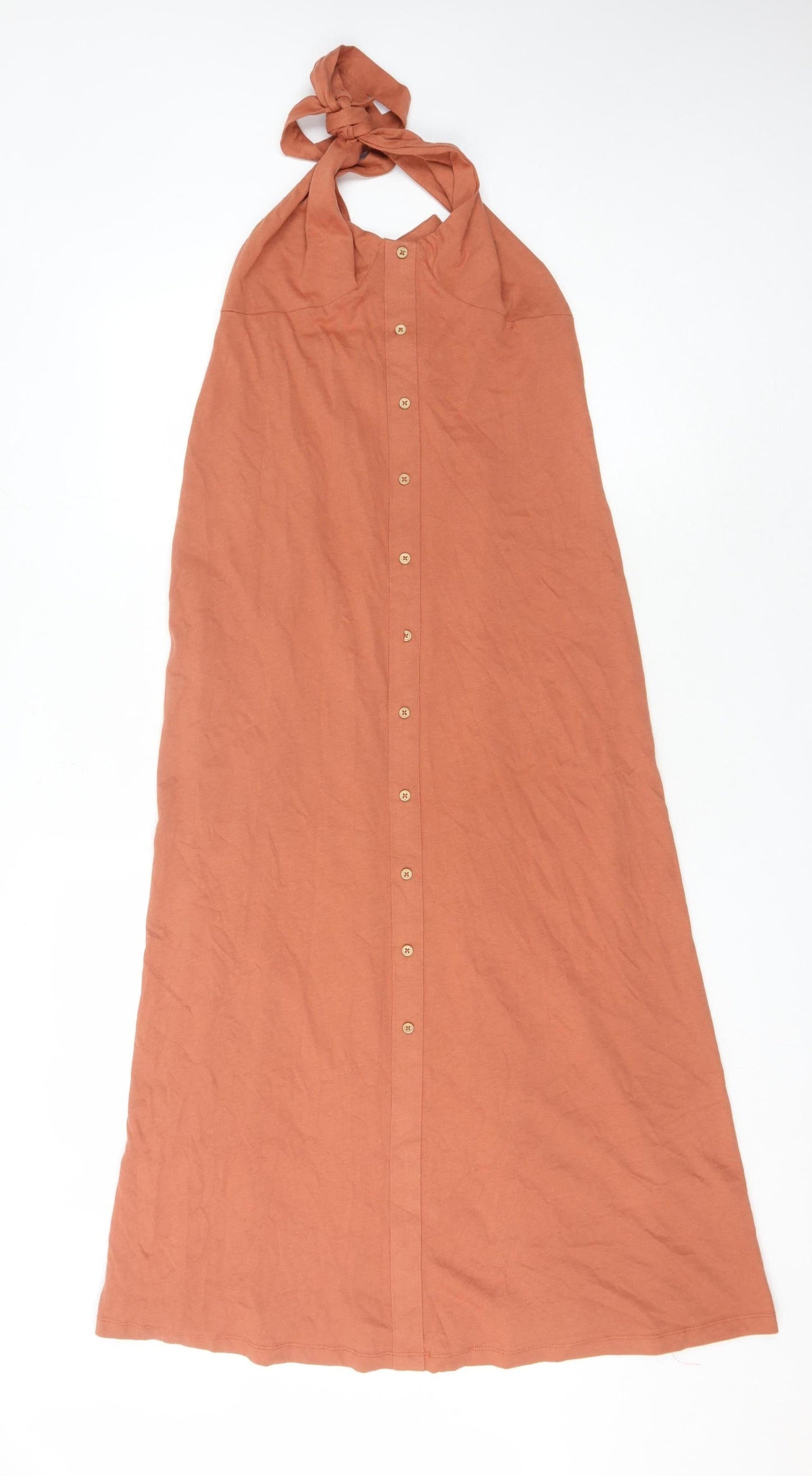 ASOS DESIGN Women's Brown Maxi Dress - Size 12