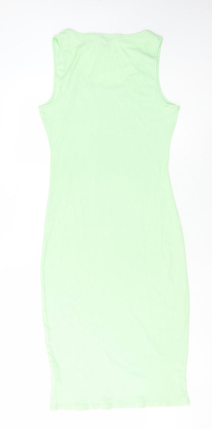 Boohoo Women's Green Tank Dress Size 16