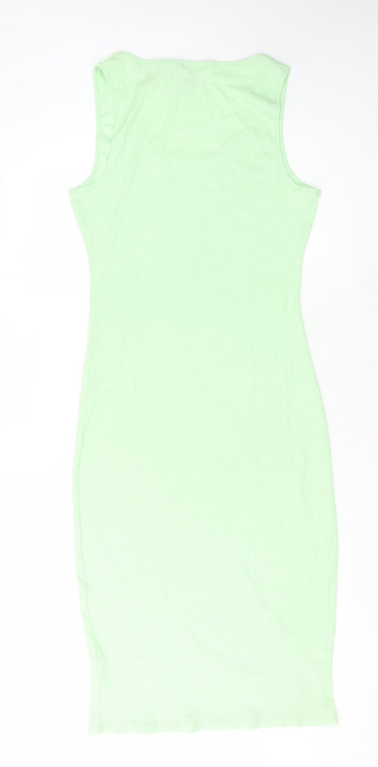 Boohoo Women's Green Tank Dress Size 16