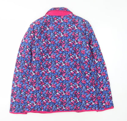 Tammy Girls Floral Quilted Jacket Multicoloured Size 16