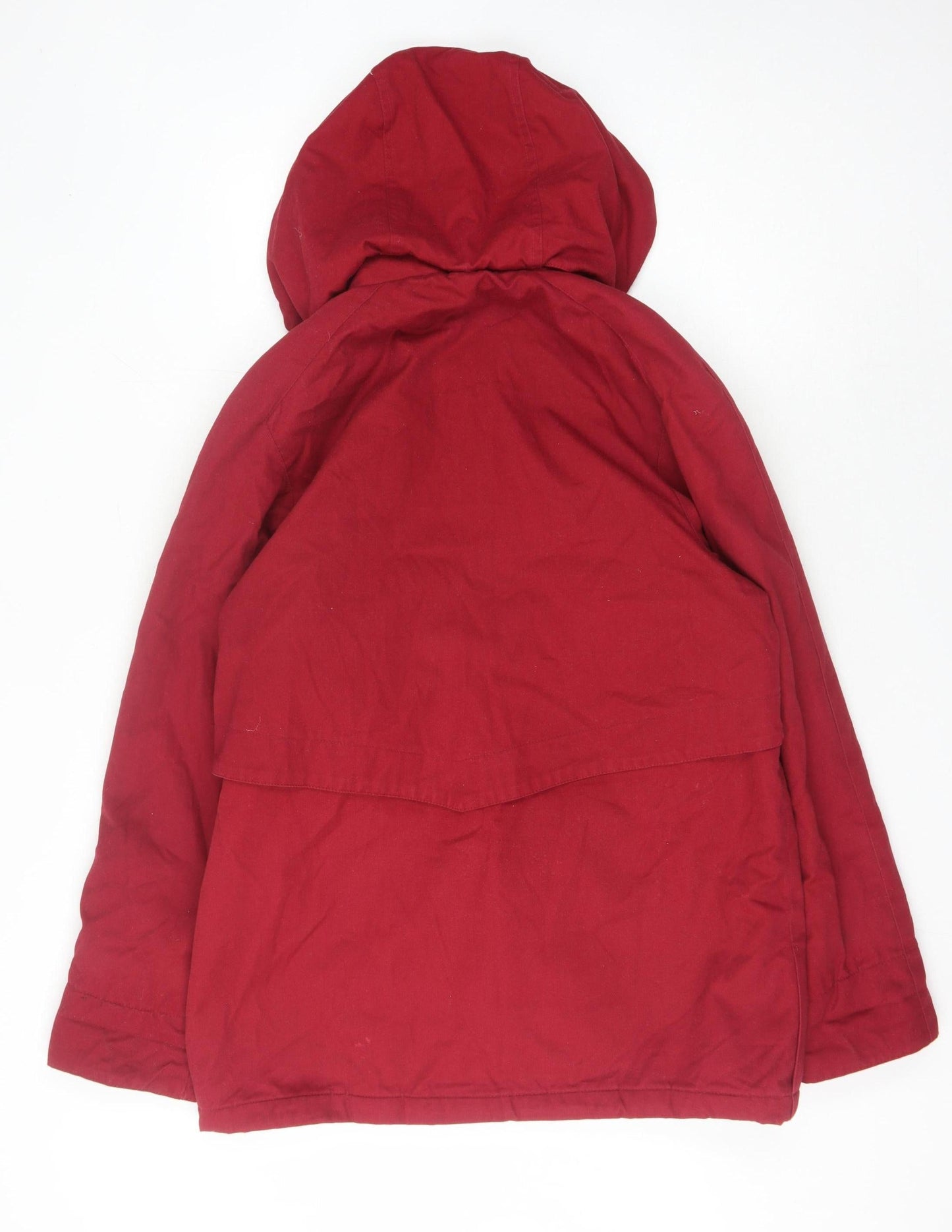 Womens UK Size M Telemac Red Parka Coat