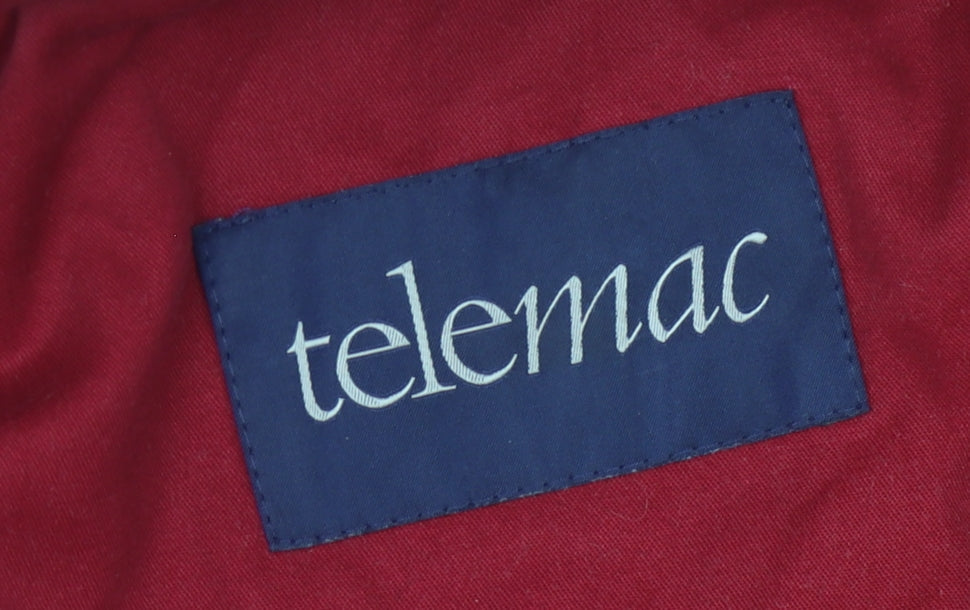Womens UK Size M Telemac Red Parka Coat