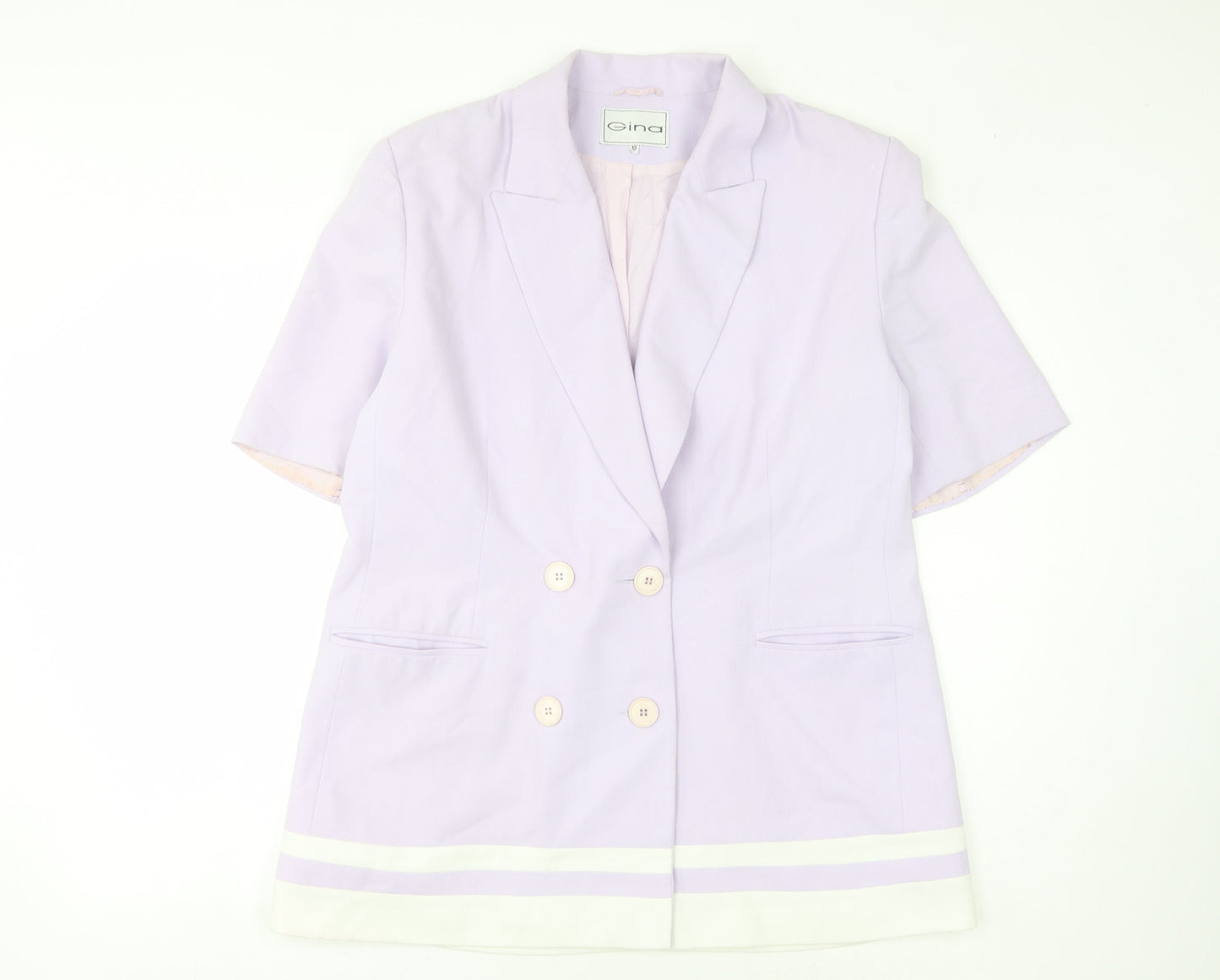 Womens UK Size S Gina Regular Purple Blazer