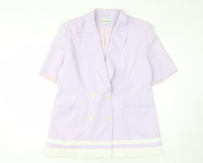 Womens UK Size S Gina Regular Purple Blazer