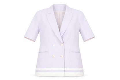 Womens UK Size S Gina Regular Purple Blazer