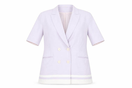 Womens UK Size S Gina Regular Purple Blazer