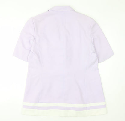 Womens UK Size S Gina Regular Purple Blazer