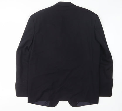 Mens UK Size 40 Hornes Regular Black Suit Jacket
