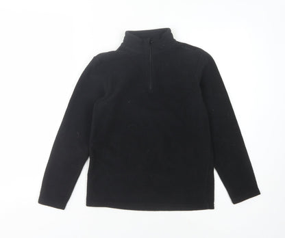 Decathlon Boys Black Fleece Sweatshirt - 10 Years