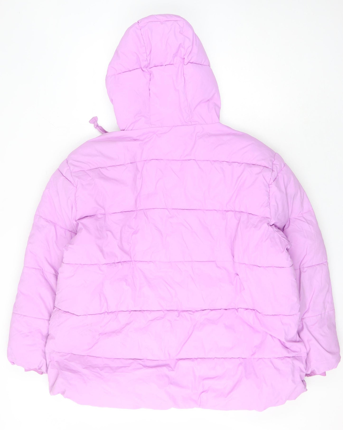 Gap Women's Pink XL Puffer Jacket with Hood