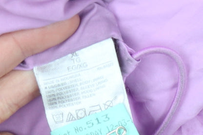 Gap Women's Pink XL Puffer Jacket with Hood