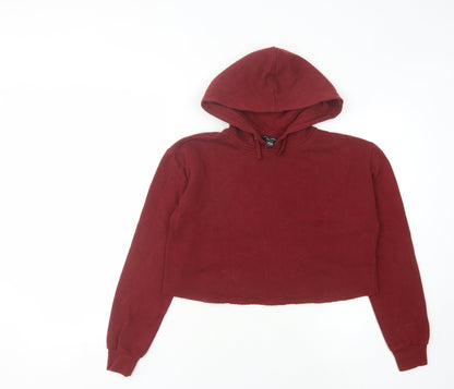 915 Generation Girls Red Pullover Hoodie Size 12-13 Fleece