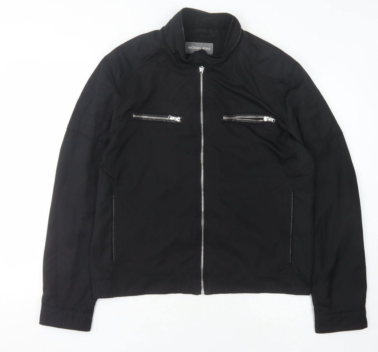 Mens UK Size M Michael Kors Black Basic Jacket