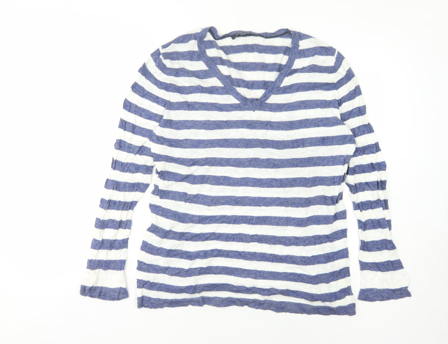 Womens UK Size L Tommy Hilfiger Blue Pullover Jumper