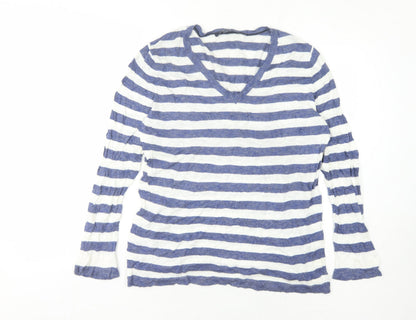 Womens UK Size L Tommy Hilfiger Blue Pullover Jumper
