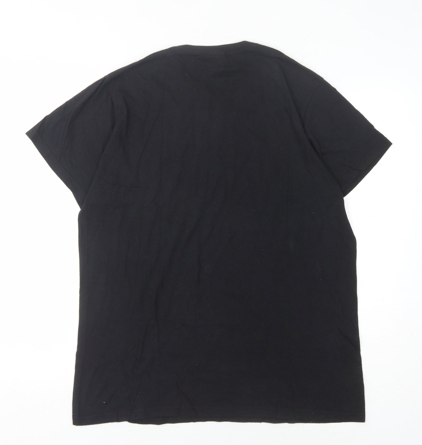 Unisex Adults UK Size L Russell Black  T-Shirt