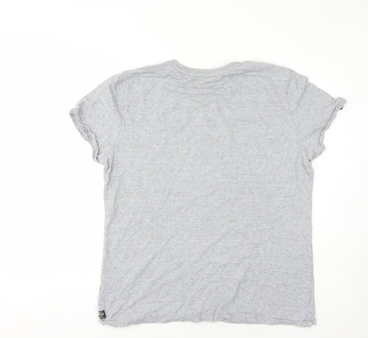 Superdry Men's Grey Graphic Print T-Shirt 2XL