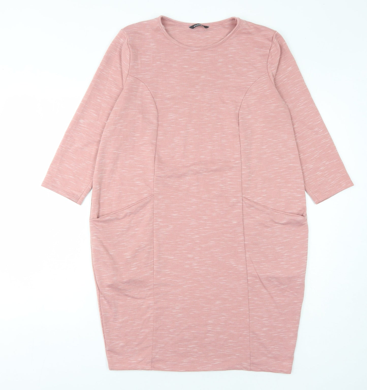 Roman Women’s Pink Casual Dress Size 10 with Pockets