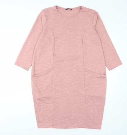 Roman Women’s Pink Casual Dress Size 10 with Pockets