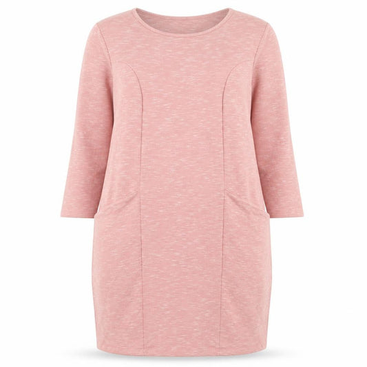 Front view of Roman Women's Pink Dress, size 10, with Pockets