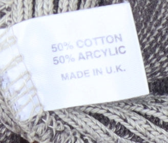 Carabou Mens Beige Pullover Jumper M Regular Fit