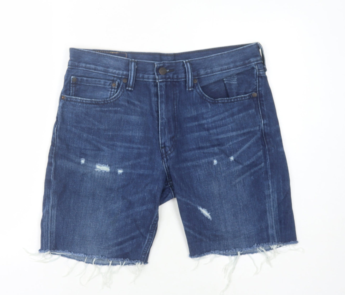 Levi Strauss Men's Blue Denim Shorts Size 34 - Casual Style