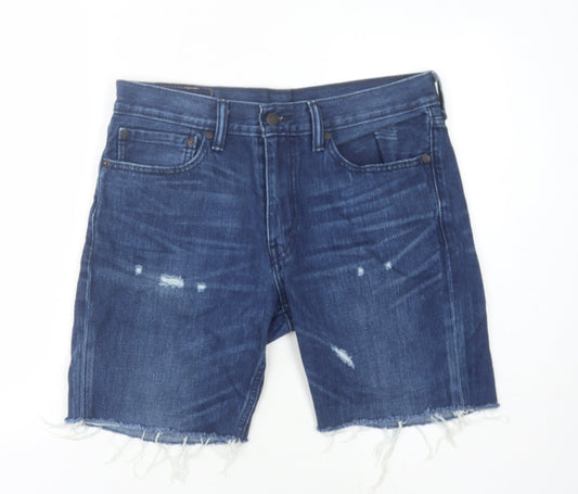 Levi Strauss Men's Blue Denim Shorts Size 34 - Casual Style