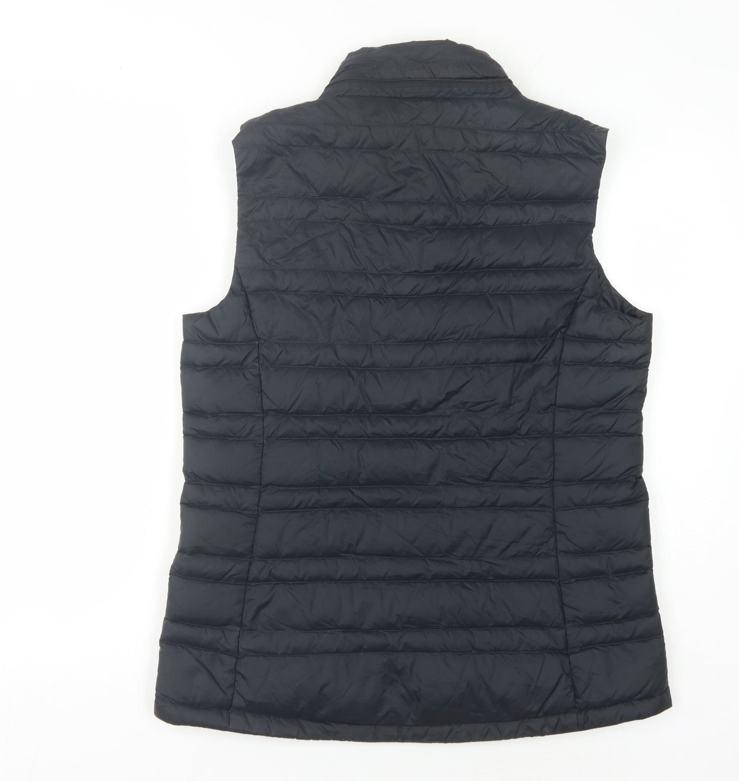 Macpac Women's Black Down Waistcoat Size 10 with Logo