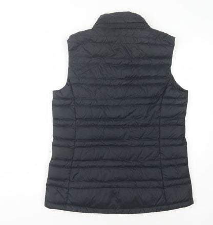 Macpac Women's Black Down Waistcoat Size 10 with Logo