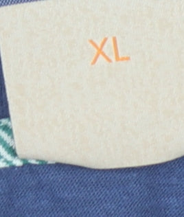 Hugo Boss Men's Blue Striped Polo Shirt XL